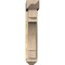 Ekena Millwork Merced Arts and Crafts Rough Sawn Bracket w/ Offset Brace, Douglas Fir, 6"W x 24"D x 32"H BKT0604X24X32MRC03RDF - alternate 4